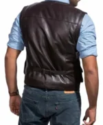 Jurassic World Chris Pratt Brown Leather Utility Vest