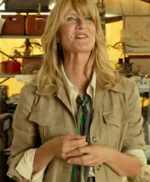Jurassic World Dominion Ellie Sattler Cotton Brown Long Coat