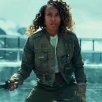 Jurassic World Dominion Kayla Watts Green Cropped Jacket