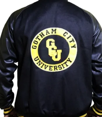 Justice League Cyborg Black Varsity Jacket