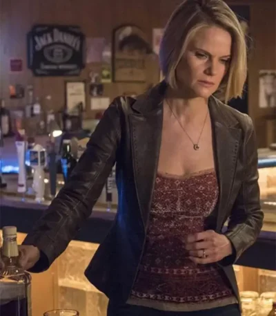 Justified Ava Crowder Leather Blazer Jacket