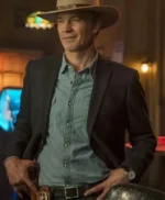 Justified City Primeval 2023 Timothy Olyphant Black Blazer