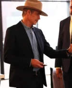 Justified City Primeval 2023 Timothy Olyphant Black Blazer