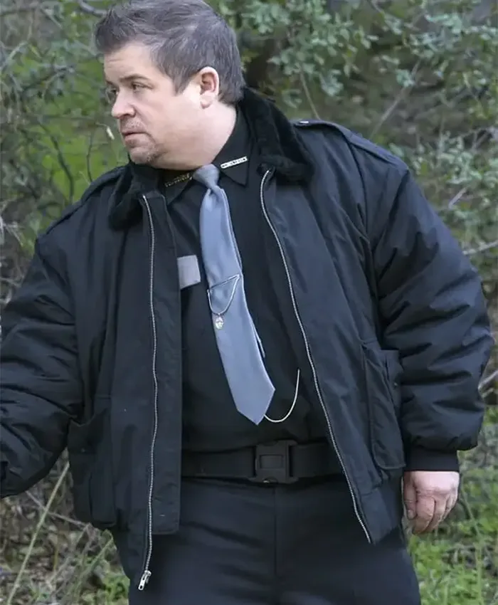 Justified Constable Bob Sweeney Black Bomber Jacket Justified Constable Bob Sweeney Black Bomber Jacket