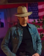 Justified Timothy Olyphant Blue Denim Jacket