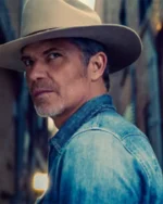 Justified Timothy Olyphant Blue Denim Jacket