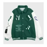 Kane Dare Hip Hop Green Varsity Jacket