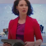 Katherine Heigl Firefly Lane Red Cotton Blazer