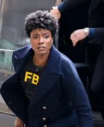 FBI S05 Katherine Renee Kane Blue Peacoat