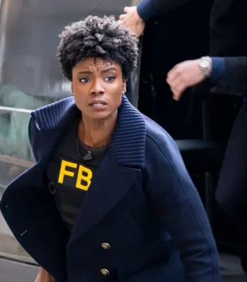 FBI S05 Katherine Renee Kane Blue Peacoat