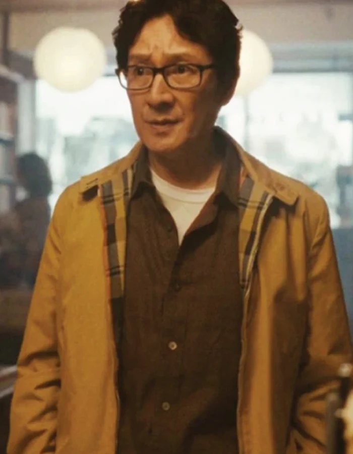 Ke Huy Quan Loki S02 Brown Cotton Jacket Ke Huy Quan Loki S02 Brown Cotton Jacket