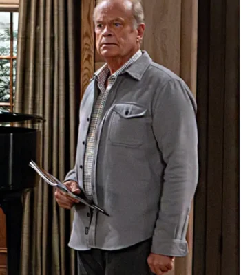 Kelsey Grammer Crane Fraiser 2023 Dr. Frasier Grey Jacket