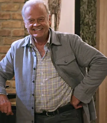 Kelsey Grammer Crane Fraiser 2023 Dr. Frasier Grey Jacket