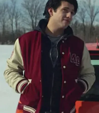 Kevin Alves Locke & Key Javi Varsity Maroon Jacket