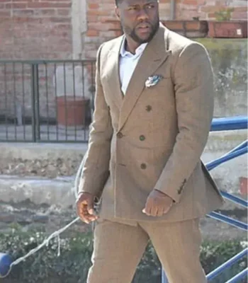 Kevin Hart Lift Brown Suit