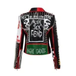 Kiel West Hip Hop Rock Biker Leather Jacket