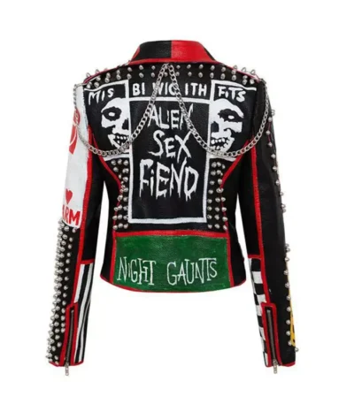Kiel West Hip Hop Rock Biker Leather Jacket