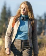 Killing Eve Season 03 Jodie Comer Beige Cotton Jacket
