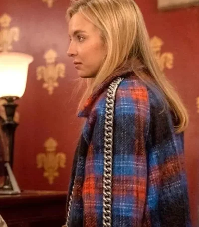 Killing Eve Season 03 Villanelle Trench Plaid Coat