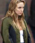 Killing Eve Villanelle Rib-Knitted Collar Green Fleece Jacket
