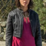 Kimberly Hart Power Rangers Leather Jacket