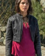 Kimberly Hart Power Rangers Leather Jacket
