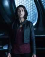 Kimberly Hart Power Rangers Leather Jacket
