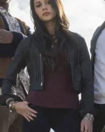 Kimberly Hart Power Rangers Leather Jacket