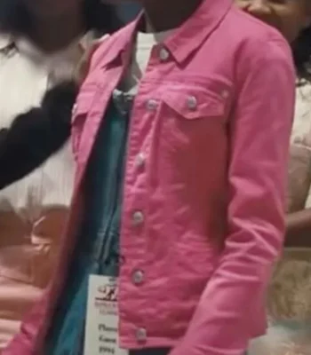 King Richard Saniyya Sidney Shirt Style Pink Jacket