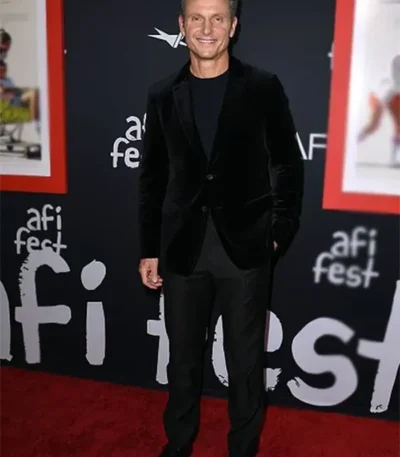 King Richard Tony Goldwyn Black Velvet Blazer Jacket