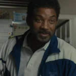 King Richard Will Smith Blue and White Jacket