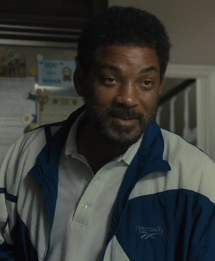 King Richard Will Smith Blue and White Jacket King Richard Will Smith Blue and White Jacket