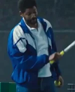 King Richard Will Smith Blue and White Jacket