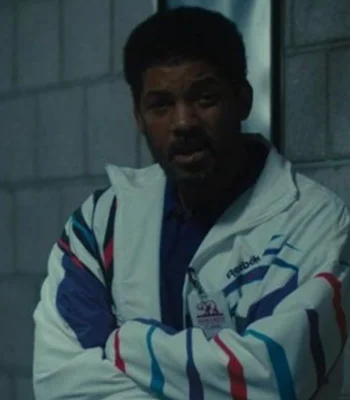 King Richard Will Smith White and Black Cotton Jacket
