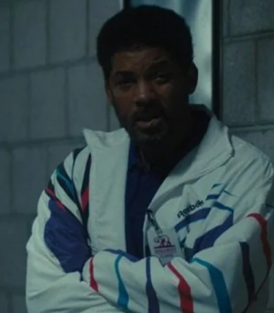 King Richard Will Smith White and Black Cotton Jacket