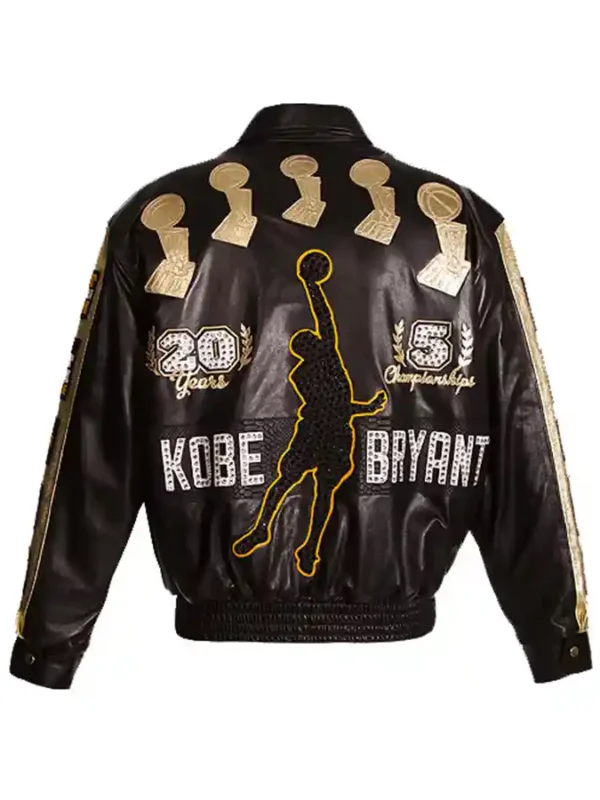 Kobe Bryant 20 Years Black Jacket