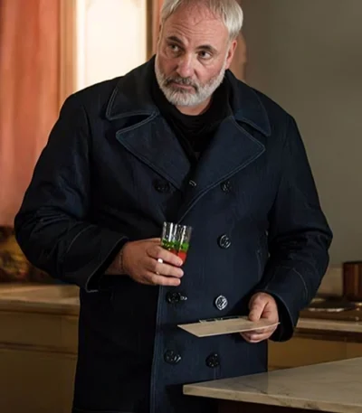 Konstantin Killing Eve Kim Bodnia Blue Denim Coat