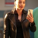 Lacey Quinn Found Black Biker Jacket