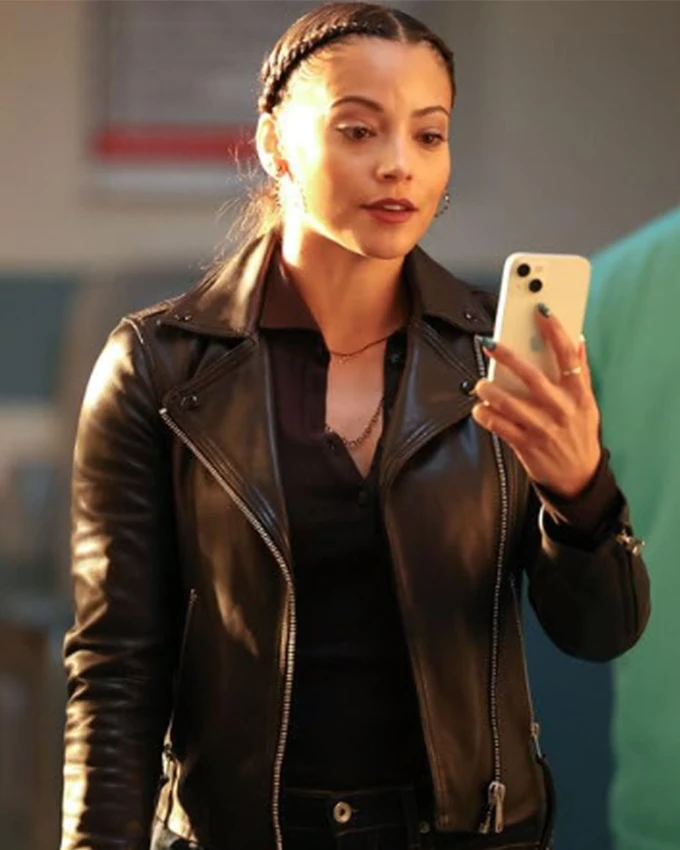 Lacey Quinn Found Black Biker Jacket Lacey Quinn Found Black Biker Jacket