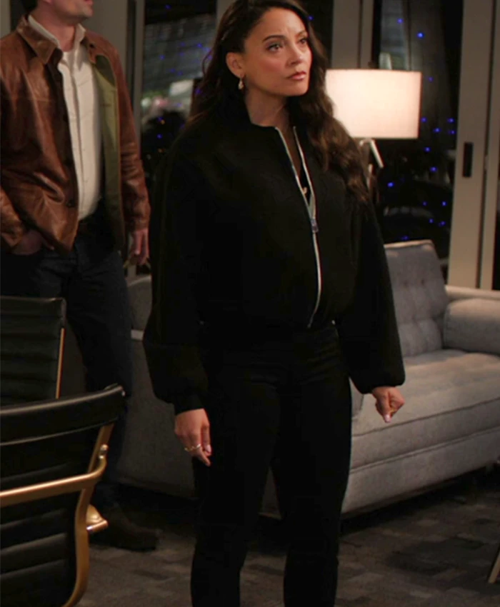 Lacey Quinn Found S02 Black Bomber Jacket Lacey Quinn Found S02 Black Bomber Jacket