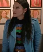 Lacey Quinn Found S02 Blue Leather Jacket