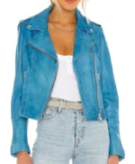 Lacey Quinn Found S02 Blue Leather Jacket