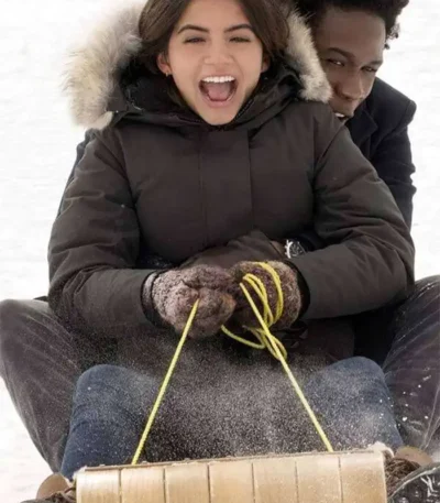 Let It Snow Isabela Merced Cotton Coat