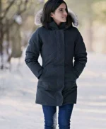 Let It Snow Isabela Merced Cotton Coat