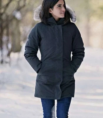 Let It Snow Isabela Merced Cotton Coat