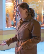 Let It Snow Liv Hewson Brown Jacket