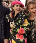 Lily Collins Emily In Paris Emily Cooper Puffer Jacket