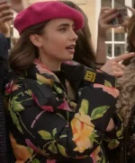 Lily Collins Emily In Paris Emily Cooper Puffer Jacket
