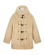 Lily Collins Emily In Paris S04 Sherpa Fur Jacket