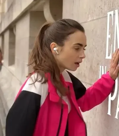 Lily Collins Emily in Paris S02 Pink Jacket